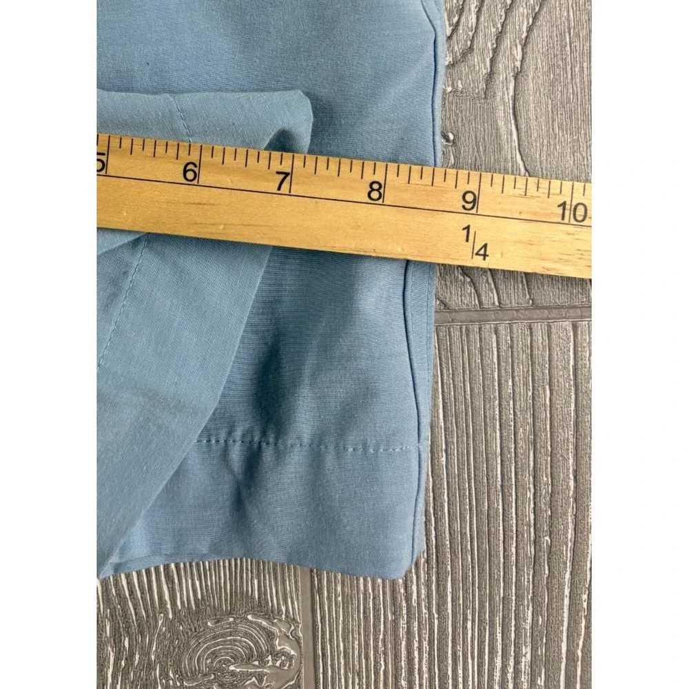 Faherty All Day Shorts Blue Mens Size 30 Inseam 7 Stretch Chino Flat Front